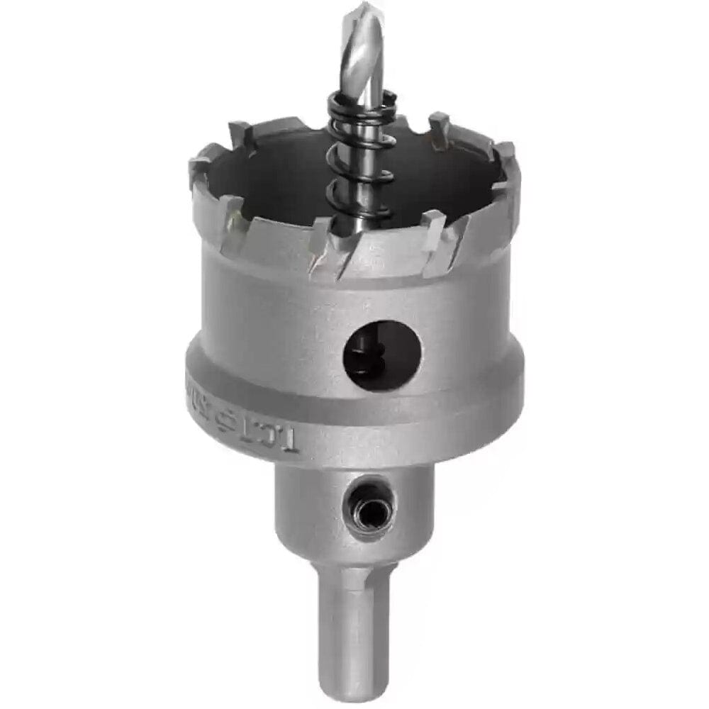 22mm Tungsten Carbide Tipped Holesaw (1/2" Shank) 50mm D.O.C - Twin Eagle Imports