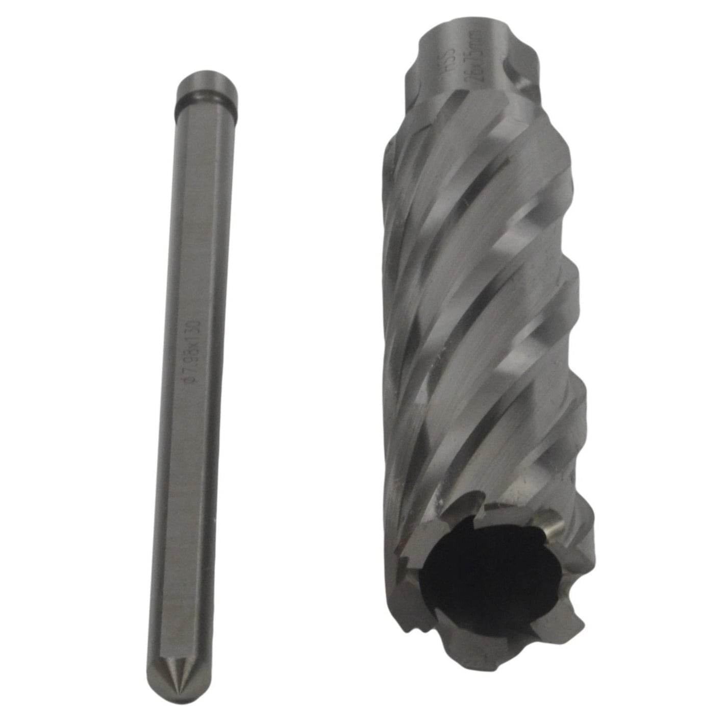26 x 75mm D.O.C HSS 3/4" Universal Shank Annular Cutter with Pilot Pin - Twin Eagle Imports
