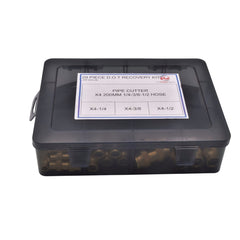 29 Piece D.O.T. Air Brake Recovery Kit with Hose Cutter & Brass Push-to-Connect Fittings - Twin Eagle Imports