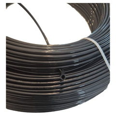 Nylon Air Line Hose Tube 1/4'', One Layer 100m length Black