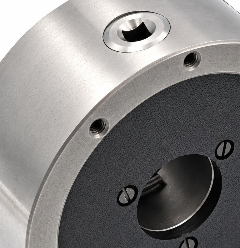 3-Jaw 160mm Self-Centering Manual Lathe Chuck - Twin Eagle Imports