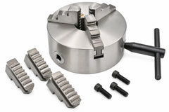 3-Jaw 160mm Self-Centering Manual Lathe Chuck - Twin Eagle Imports