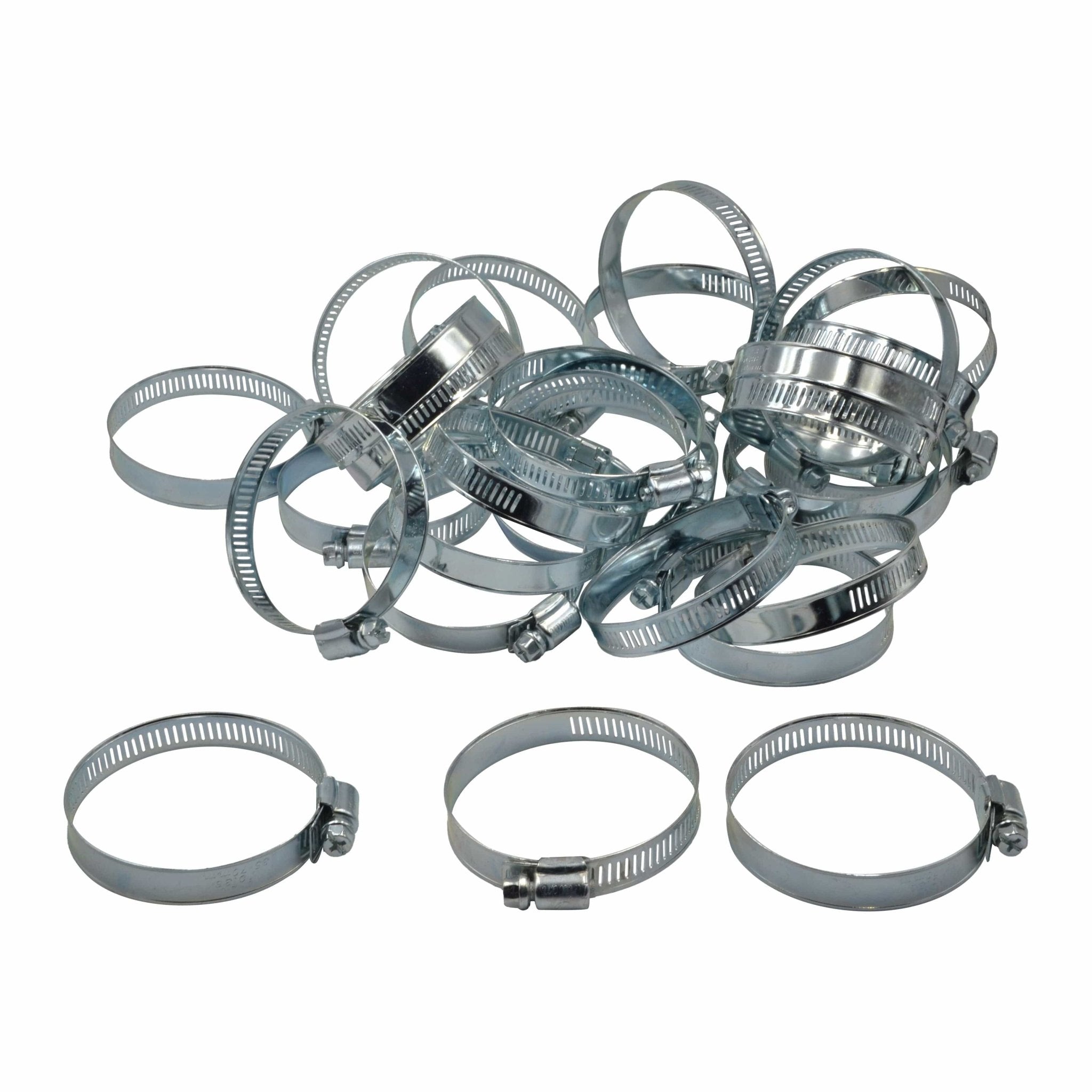 30 Piece 304 Stainless Steel 35-70mm Worm Drive Hose Clamp - Twin Eagle Imports