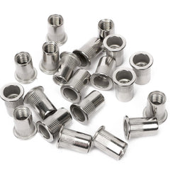 304 Stainless Steel Coarse Metric Nutsert Rivnuts M3 M4 M5 M6 M8 M10 - Twin Eagle Imports