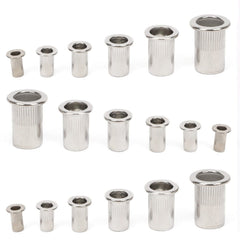 304 Stainless Steel Coarse Metric Nutsert Rivnuts M3 M4 M5 M6 M8 M10 - Twin Eagle Imports