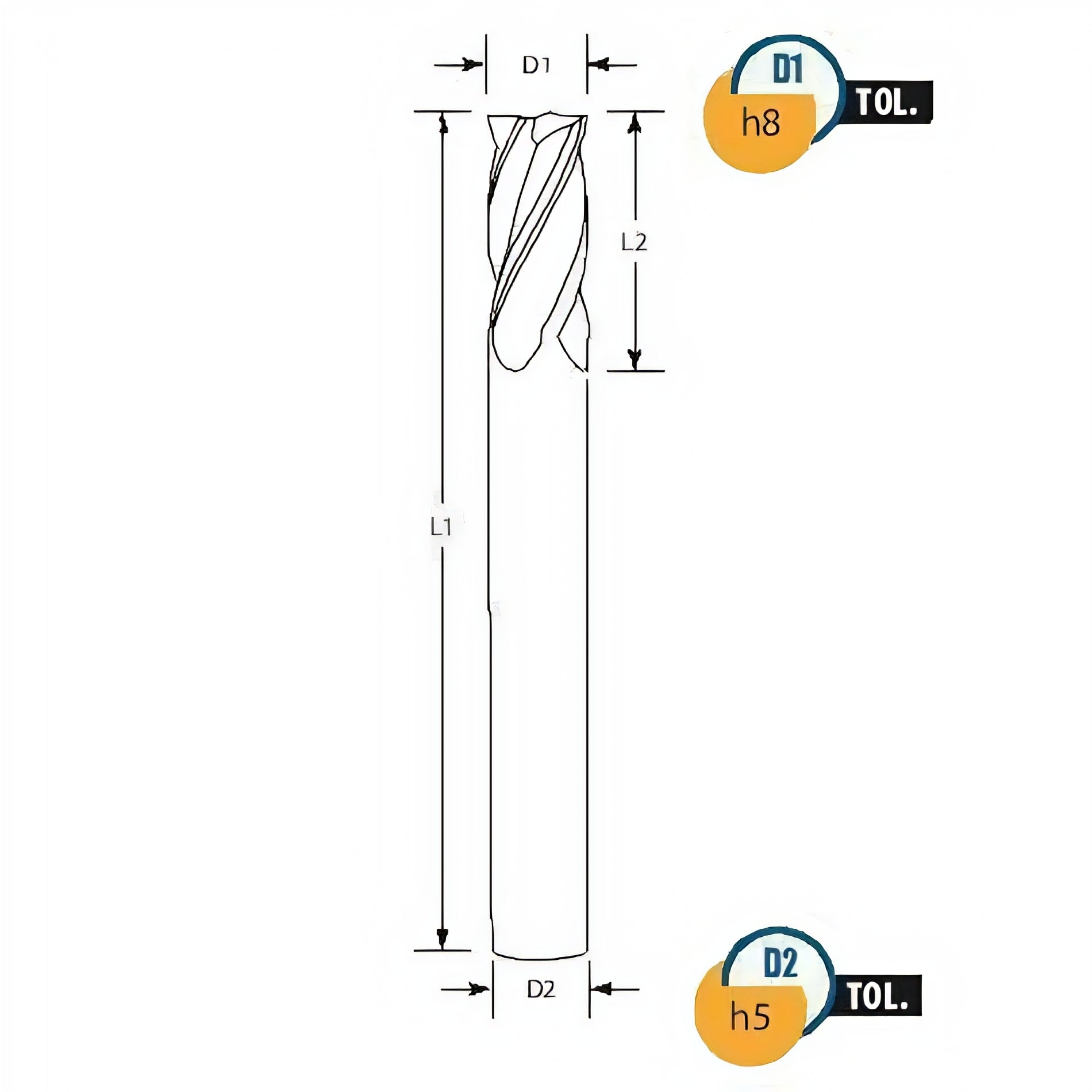 Best Carbide 10mm 4 Flute Stub Square End Mill