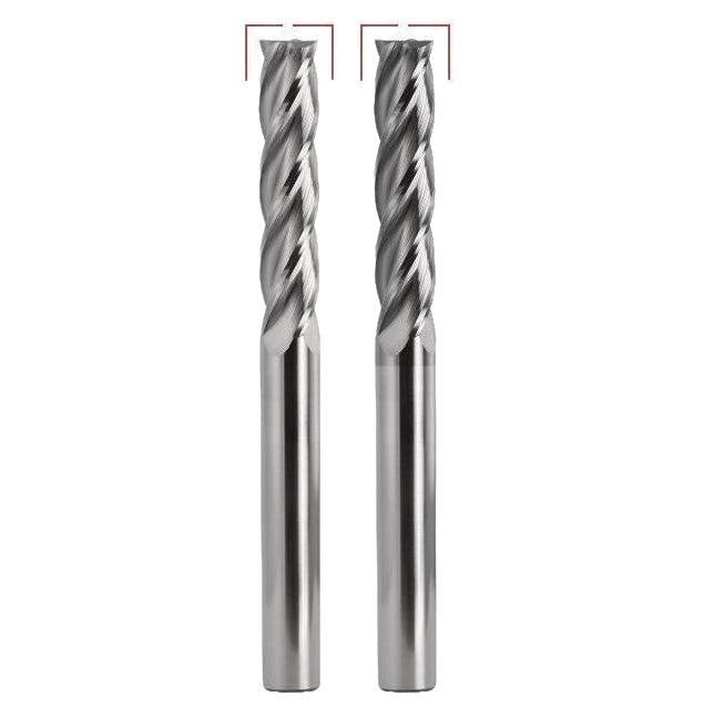 Best Carbide 2mm 4 Flute Long Series Square End Mill TiALN Coated