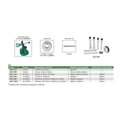 Insize Three Point Internal Micrometer Set 6-12mm Range Series 3227-123