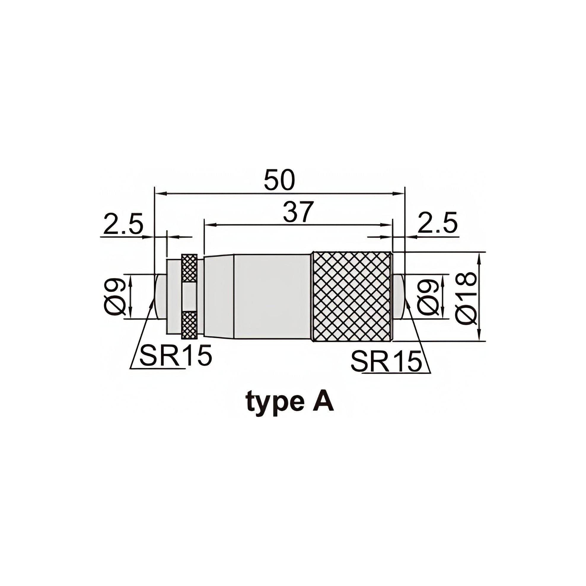 Insize Tubular Inside Micrometer 50-75mm Range Series 3229-75