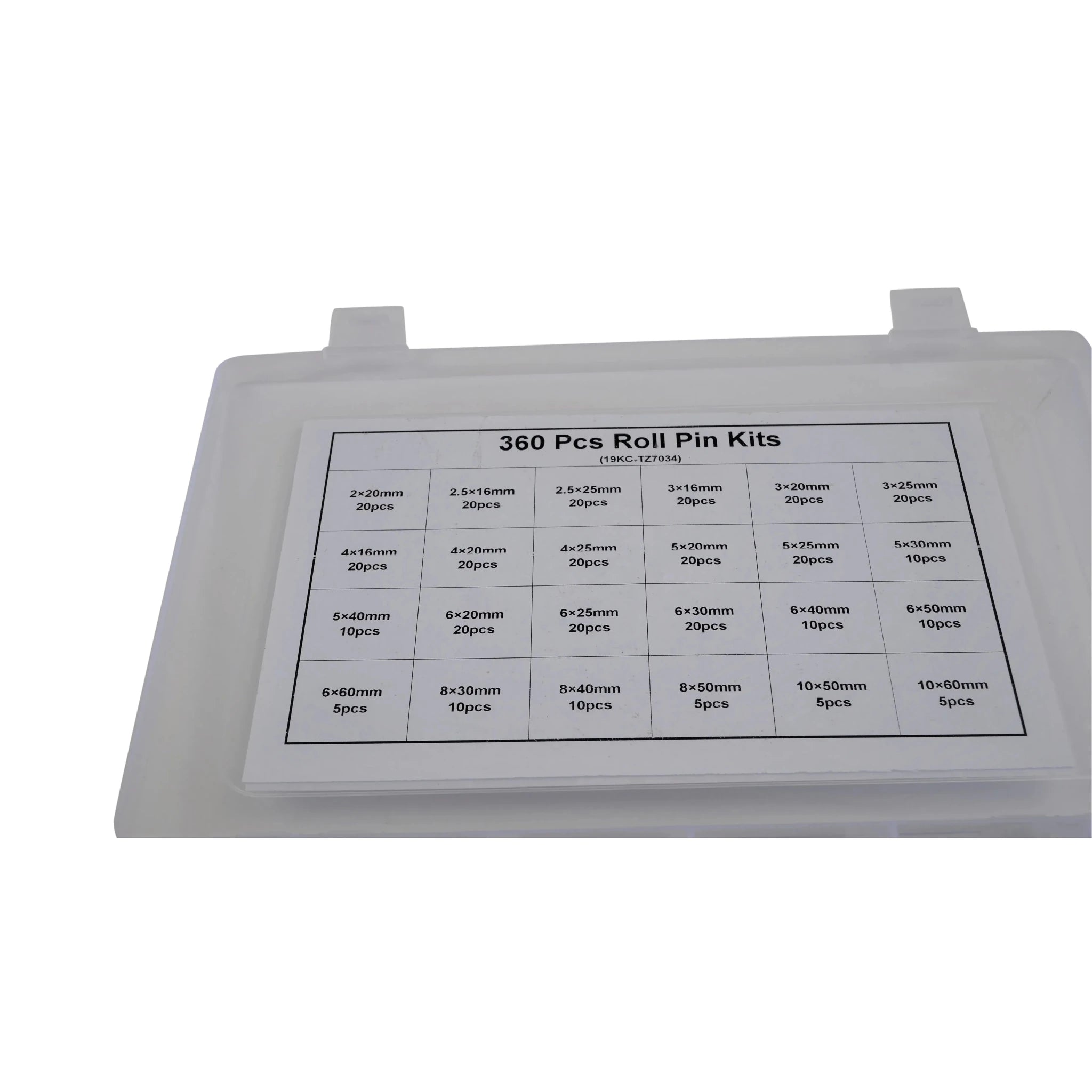 360 Piece Metric Roll Pin Grab Kit Assortment - Twin Eagle Imports