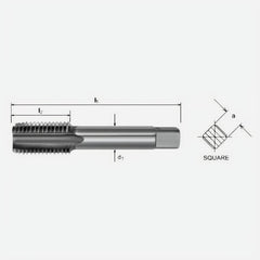 Somta Series 519 – HSS HSS M3 X 0.5 L/H Intermediate Tap