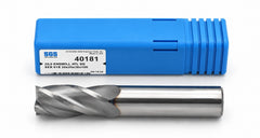 Kyocera SGS 40181 20mm 4 Flute Bright Uncoated Stub Carbide Square End Mill