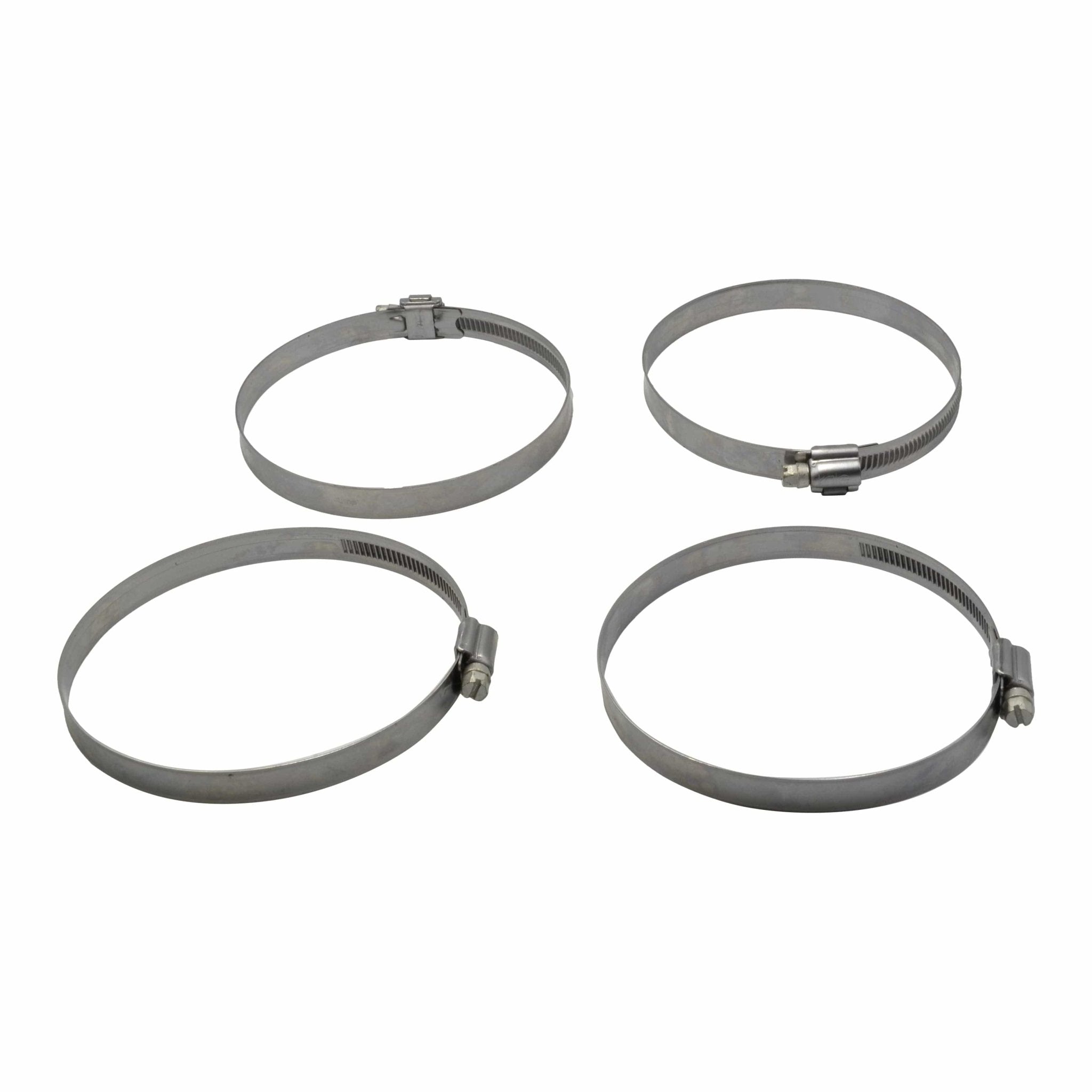 4 Piece 304 Stainless Steel 118-140mm Worm Drive Hose Clamp - Twin Eagle Imports