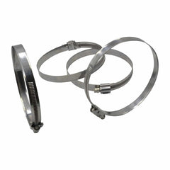 4 Piece 304 Stainless Steel 118-140mm Worm Drive Hose Clamp - Twin Eagle Imports