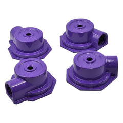 4× Reclaimed / Recycled Water Purple Metal Dome Sprinklers for lawn, irrigation - Twin Eagle Imports