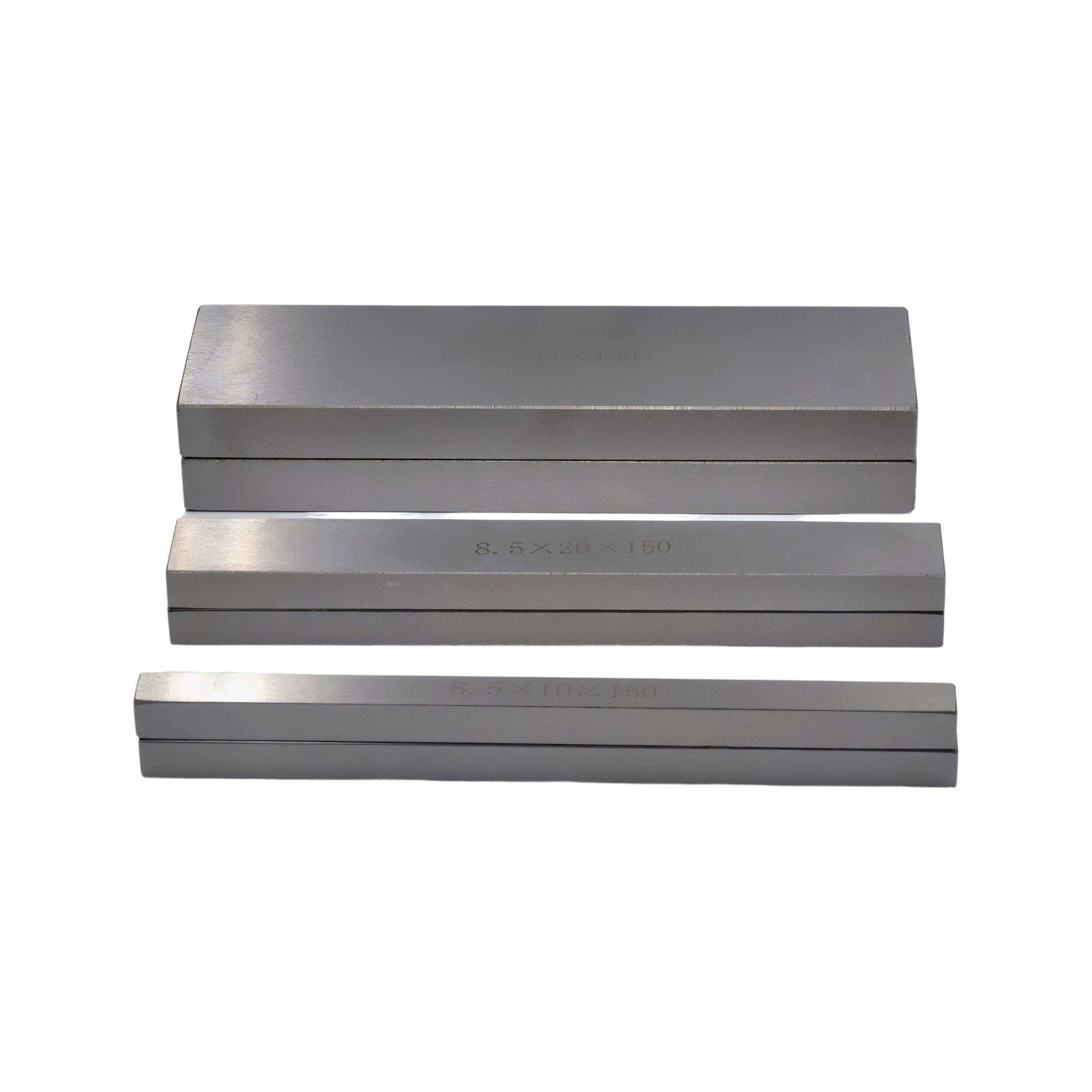  7 pairs Parallel Steel Gauge Block Set Ground Steel 14 plates150 mm Long