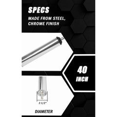 40" Chromed Steel Construction 3 in 1 Truck Pogo Stick - Twin Eagle Imports