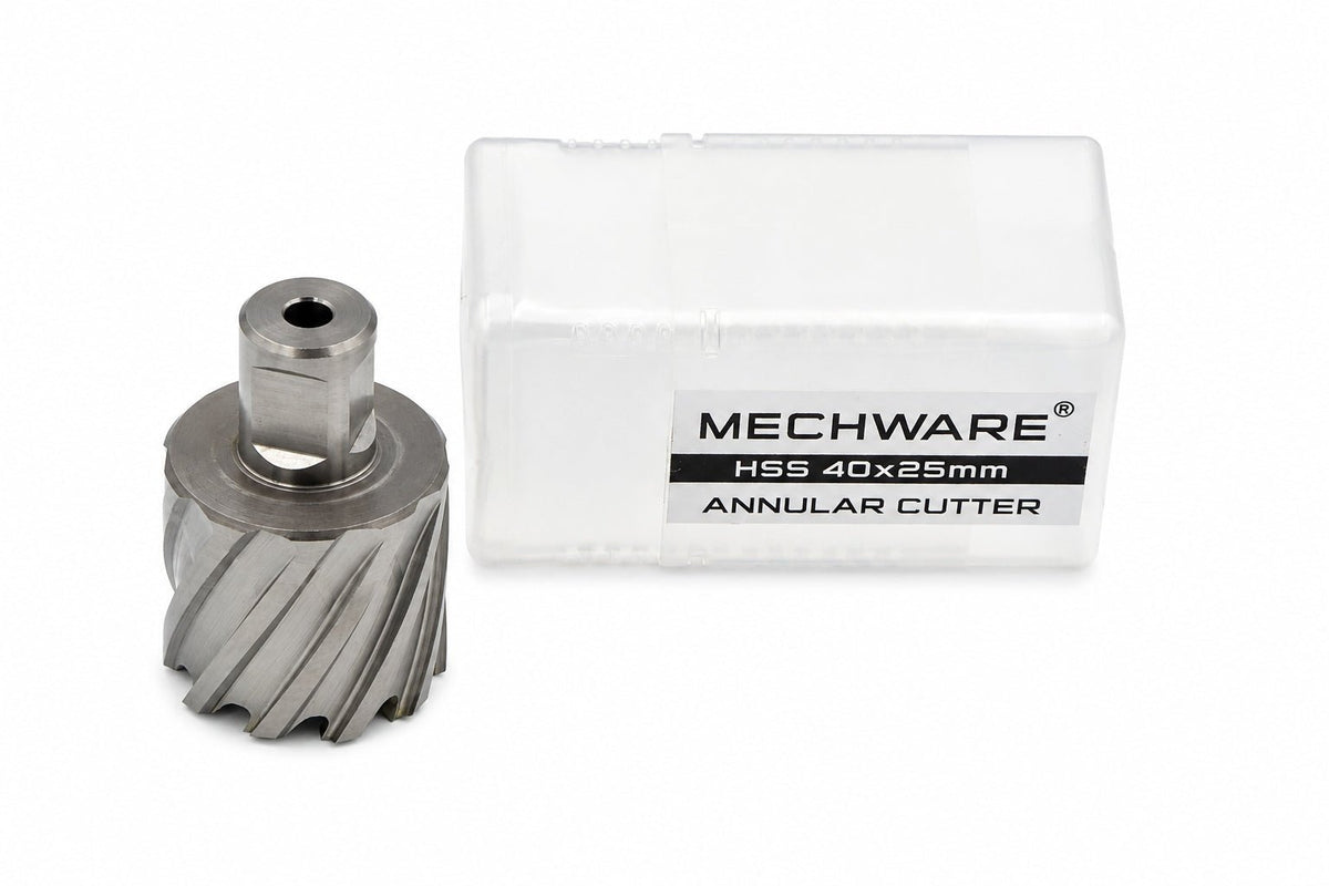 40 x 25mm D.O.C HSS Weldon Shank Annular Cutter - Twin Eagle Imports