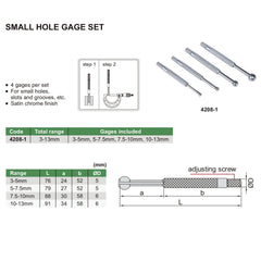 Insize Small Hole Gauge Set 4208-1