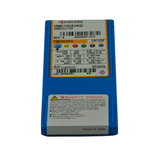 10 pc Kyocera VNMG160404HQ CA125P – Turning Insert (Finishing to Medium, HQ Chipbreaker)