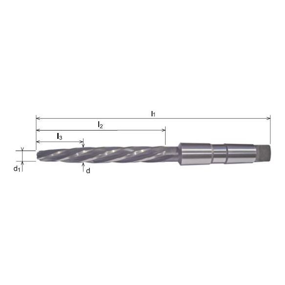 Somta Series 721 – HSS Taper Bridge Reamer 18 mm MTS No.3 (Morse Taper Shank)