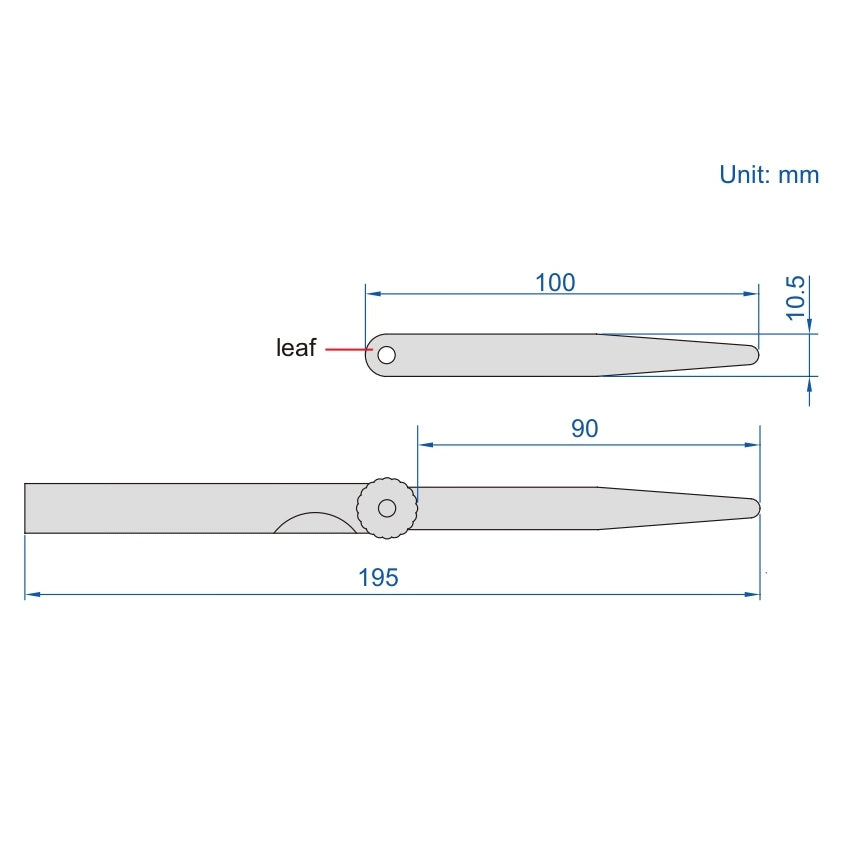 Insize Feeler Gauge Range 0.05-1mm Series 4602-20