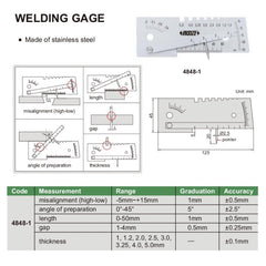 Insize Welding Gauge 4848-1