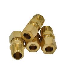 4pc Brass Compression Male Female Connector (T5/16xM1/4) - Twin Eagle Imports