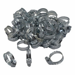 50 Piece Zinc 12-23mm Worm Drive Hose Clamp - Twin Eagle Imports