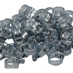 50 Piece Zinc 6-15mm Worm Drive Hose Clamp - Twin Eagle Imports