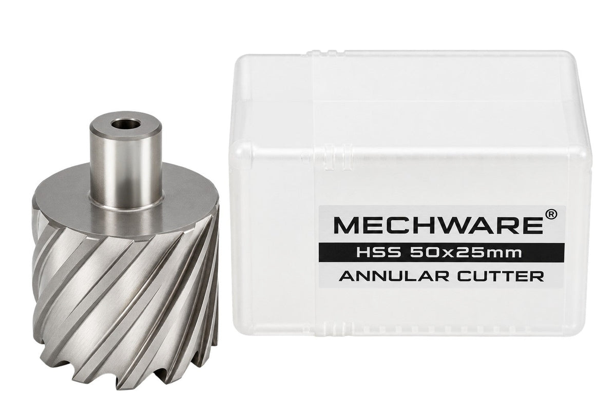 50 x 25mm D.O.C HSS Weldon Shank Annular Cutter - Twin Eagle Imports