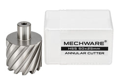 50 x 25mm D.O.C HSS Weldon Shank Annular Cutter - Twin Eagle Imports