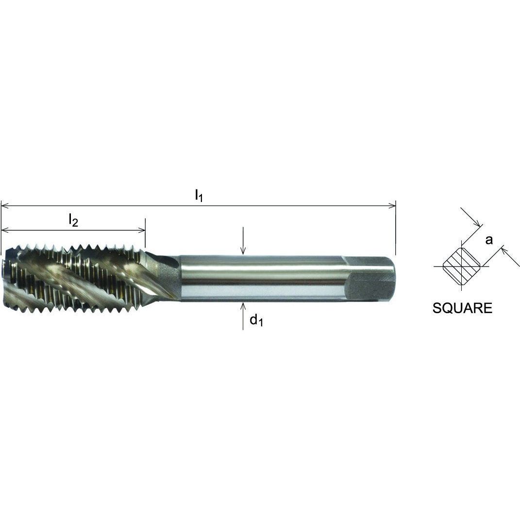 Somta series 528 - Hsse-V Spiral Flute Tap Bsw  (Standard)