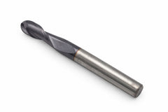 Fullerton 1/4" 2 Flute TiAlN Coated Carbide Ball Nose Endmill - 3215 Series