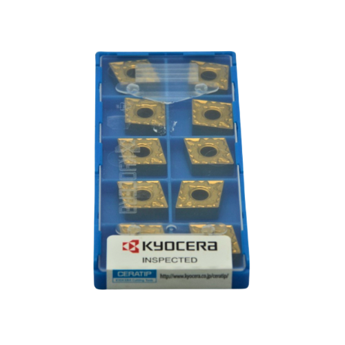 10 pc Kyocera CNMG120404PS CA525 – Turning Insert (Finishing to Medium, PS Chipbreaker)
