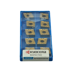 10 pc Kyocera CNMG120404PS CA525 – Turning Insert (Finishing to Medium, PS Chipbreaker)