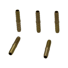 5pc 1/4" Brass Straight Hose Barb H1/4 Grab Kit