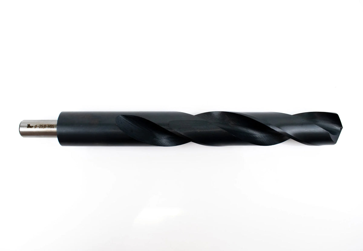 Hepyc 25mm HSS Reduced Shank Drill DIN 338