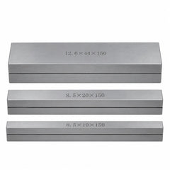 7 pairs Parallel Steel Gauge Block Set Ground Steel 14 plates 150 mm Long - Twin Eagle Imports