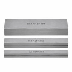 7 pairs Parallel Steel Gauge Block Set Ground Steel 14 plates 150 mm Long - Twin Eagle Imports