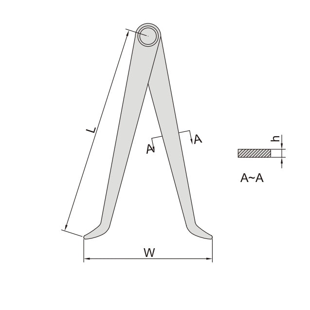 Insize Inside Caliper 0-200mm Range Series 7240-200