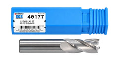 Kyocera SGS 40177 18mm 4 Flute Bright Uncoated Carbide Square End Mill