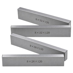 8 Pairs Parallel Steel Gauge Block Set Ground Steel 16 plates 120 mm Long - Twin Eagle Imports