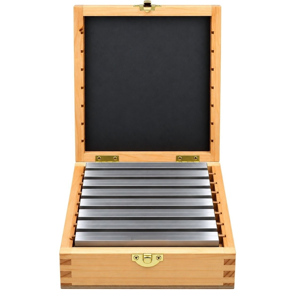 8 Pairs Parallel Steel Gauge Block Set Ground Steel 16 plates 120 mm Long - Twin Eagle Imports
