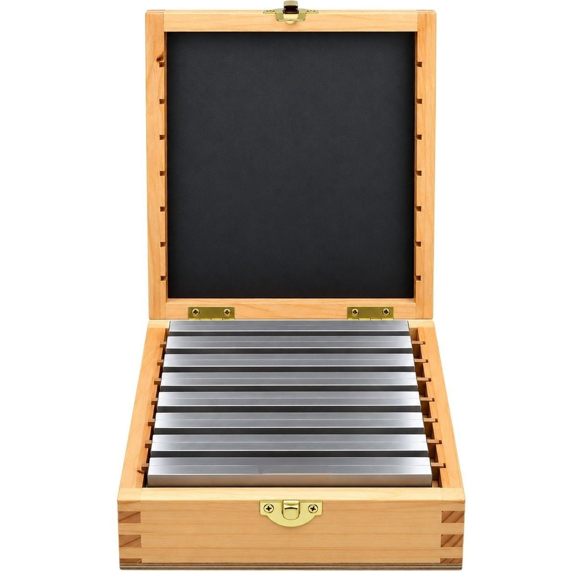 8 Pairs Parallel Steel Gauge Block Set Ground Steel 16 plates 120 mm Long - Twin Eagle Imports