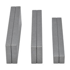 8 Pairs Parallel Steel Gauge Block Set Ground Steel 16 plates 120 mm Long - Twin Eagle Imports