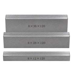 8 Pairs Parallel Steel Gauge Block Set Ground Steel 16 plates 120 mm Long - Twin Eagle Imports