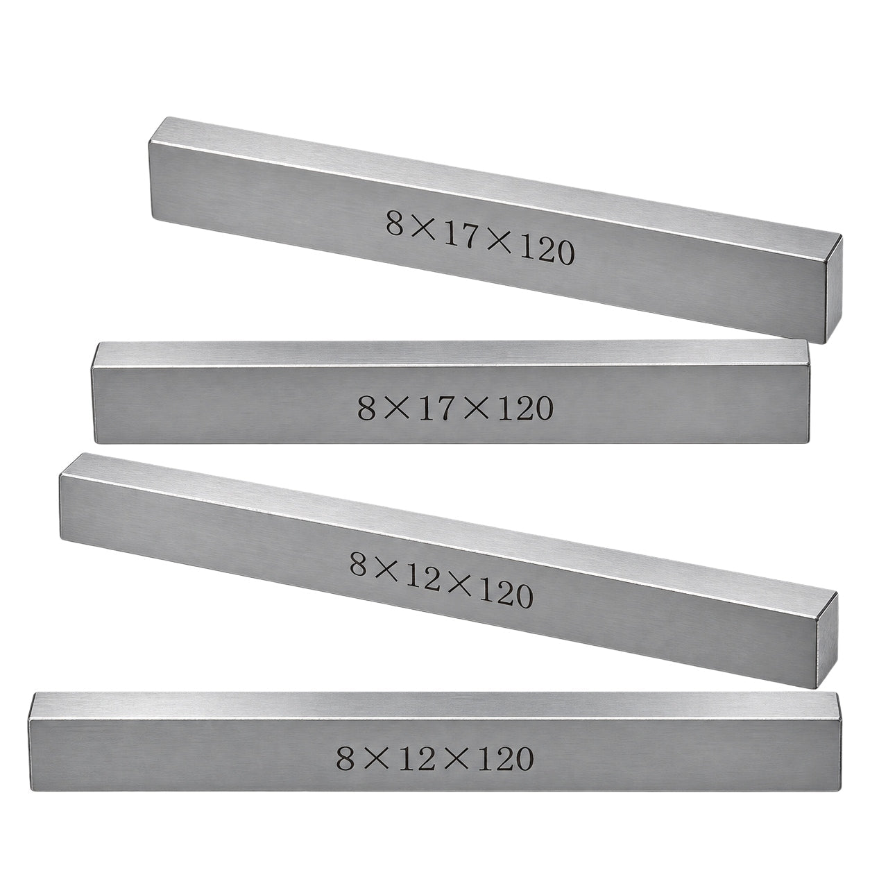 8 Pairs Parallel Steel Gauge Block Set Ground Steel 16 plates 120 mm Long - Twin Eagle Imports