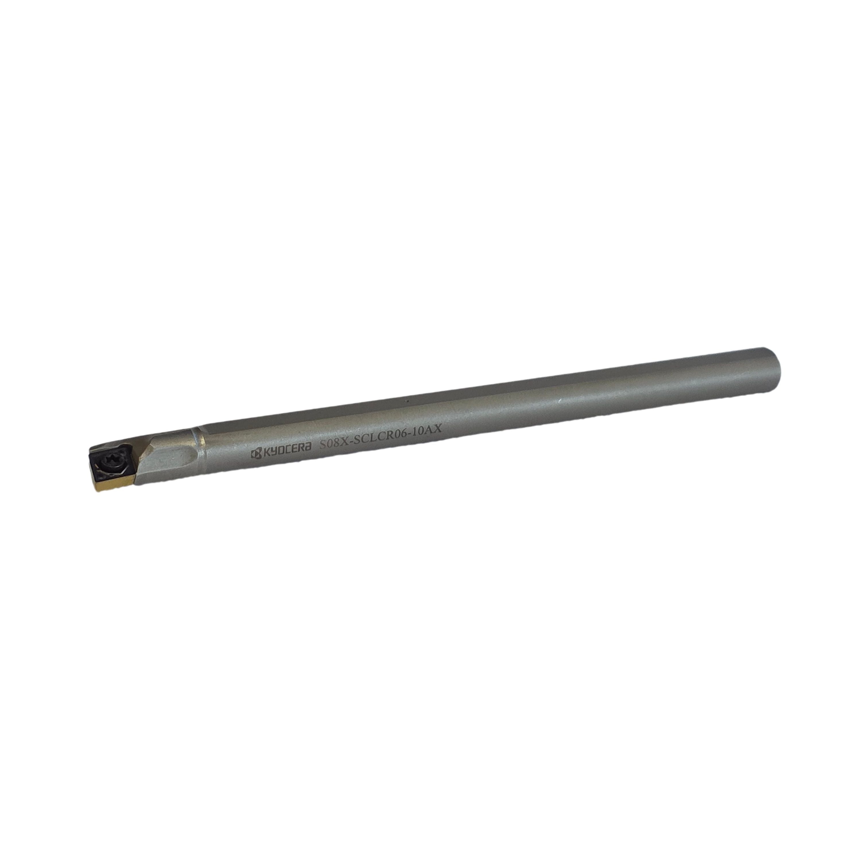 Kyocera S08X-SCLCR06-10A Boring Bar paired with 10pcs CCMT060204HQ CA125P inserts