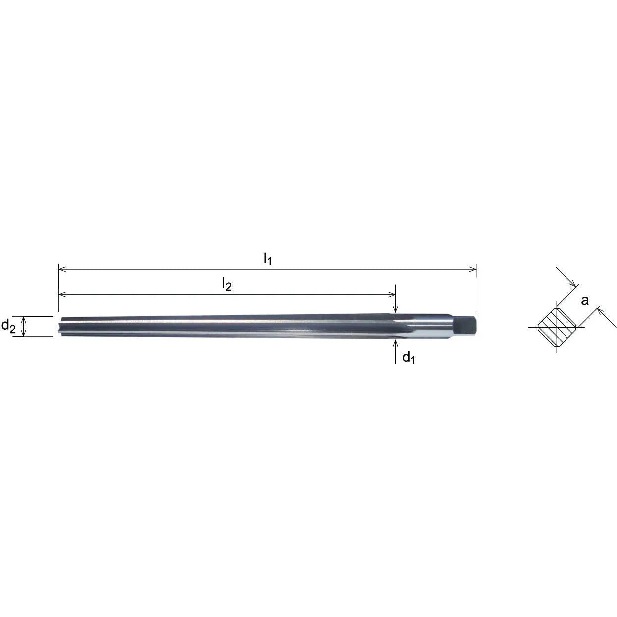 Somta Taper Pin Reamer 1/2" HSS Series 7321270